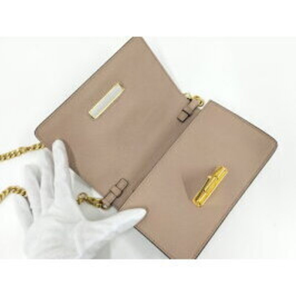 PRADA Chain Shoulder Bag Logo Leather - Picture 5 of 9